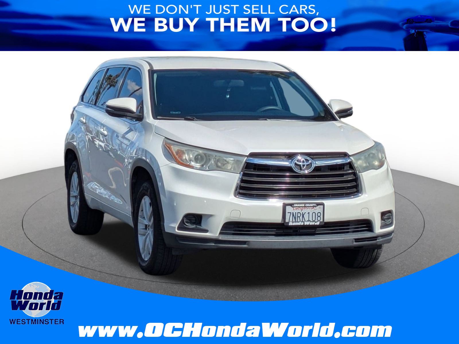 Used 2015 Toyota Highlander LE