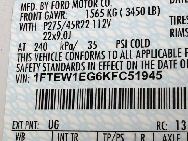 Used 2019 Ford F150 Limited w/ Trailer Tow Package AWD/4WD image 33
