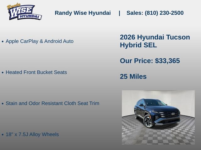 New 2026 Hyundai Tucson SEL AWD/4WD image 15