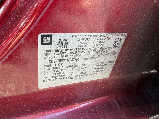 Used 2017 Chevrolet Silverado 1500 LT w/ All Star Edition AWD/4WD image 14