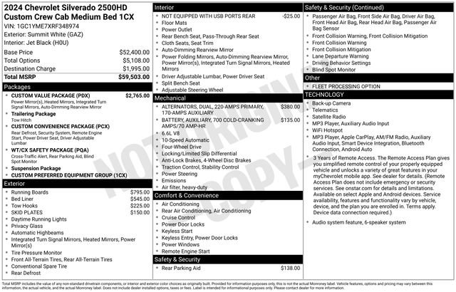Used 2024 Chevrolet Silverado 2500 Custom w/ Custom Value Package AWD/4WD image 2