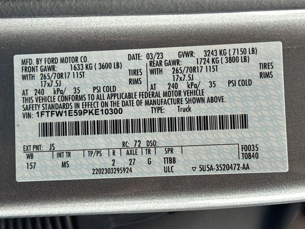 Used 2023 Ford F150 XLT w/ Equipment Group 301A Mid image 27