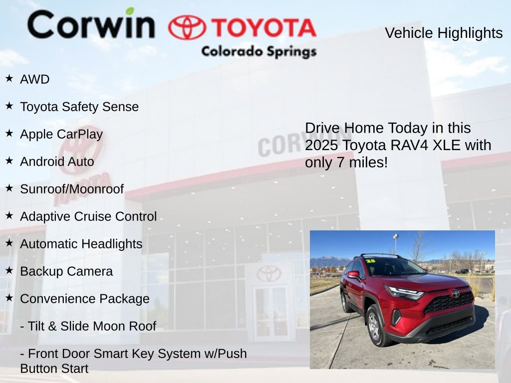 Used 2025 Toyota RAV4 XLE image 7