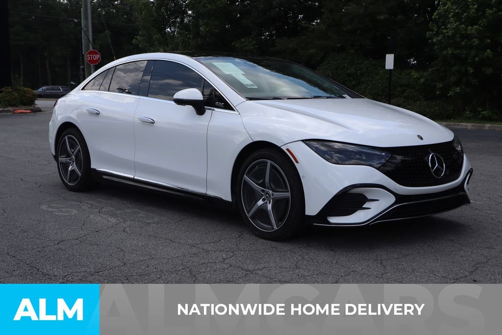 Used 2025 Mercedes-Benz EQE 350+ Sedan w/ AMG Line Exterior Package image 4