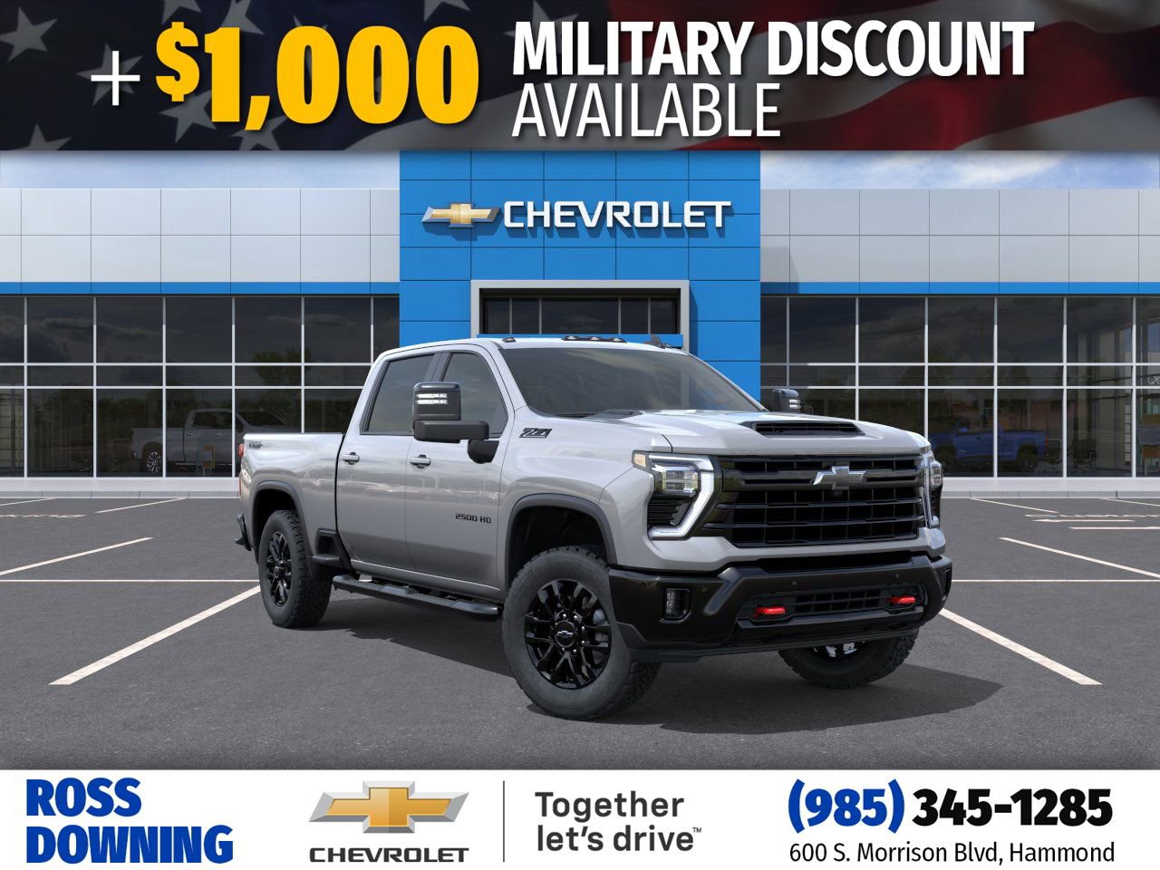 New 2026 Chevrolet Silverado 2500 LT w/ Trail Boss Package AWD/4WD image 1