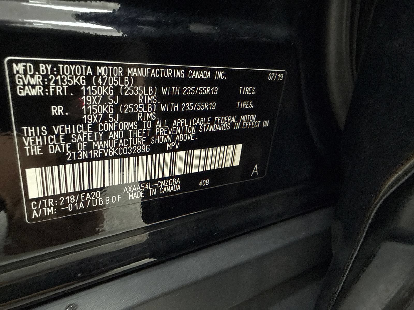 Used 2019 Toyota RAV4 Limited w/ Advanced Technology Package AWD/4WD image 54