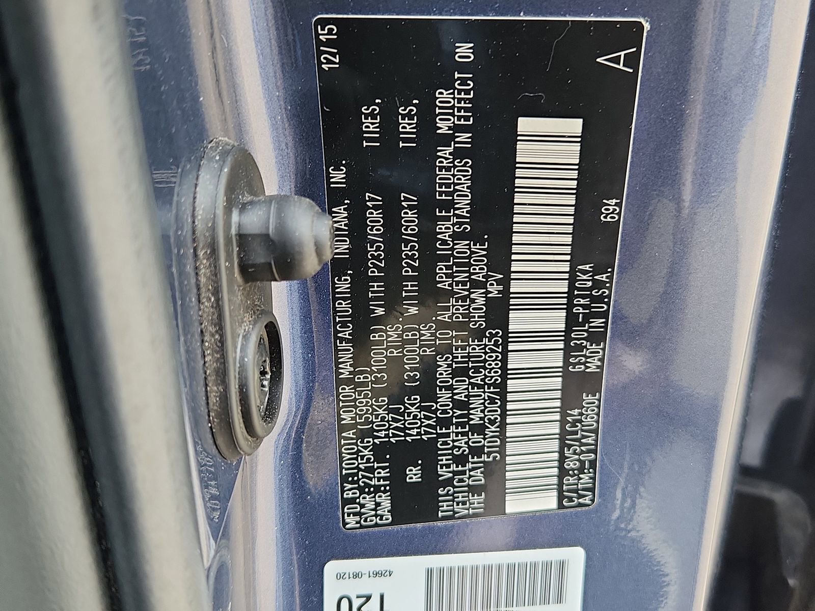 Used 2015 Toyota Sienna XLE FWD image 21