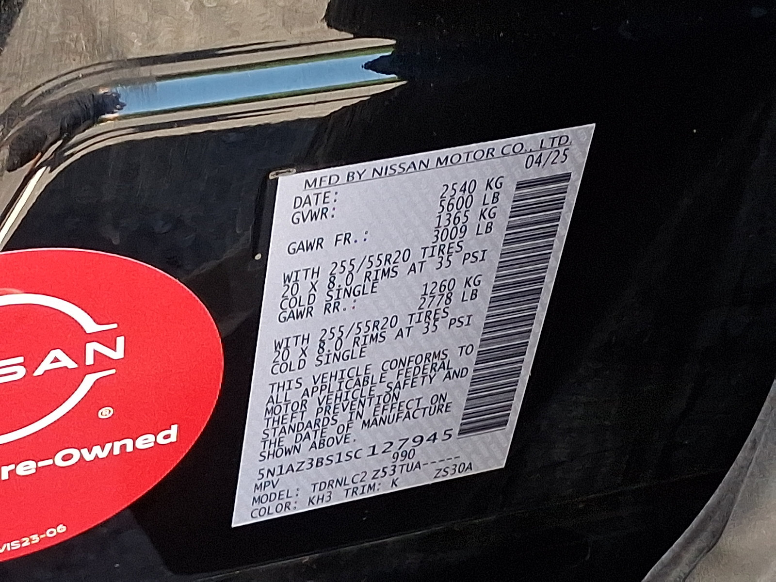 Certified 2025 Nissan Murano SV AWD/4WD image 26