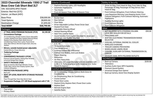 Certified 2023 Chevrolet Silverado 1500 LT Trail Boss w/ LT Trail Boss Premium Package image 2