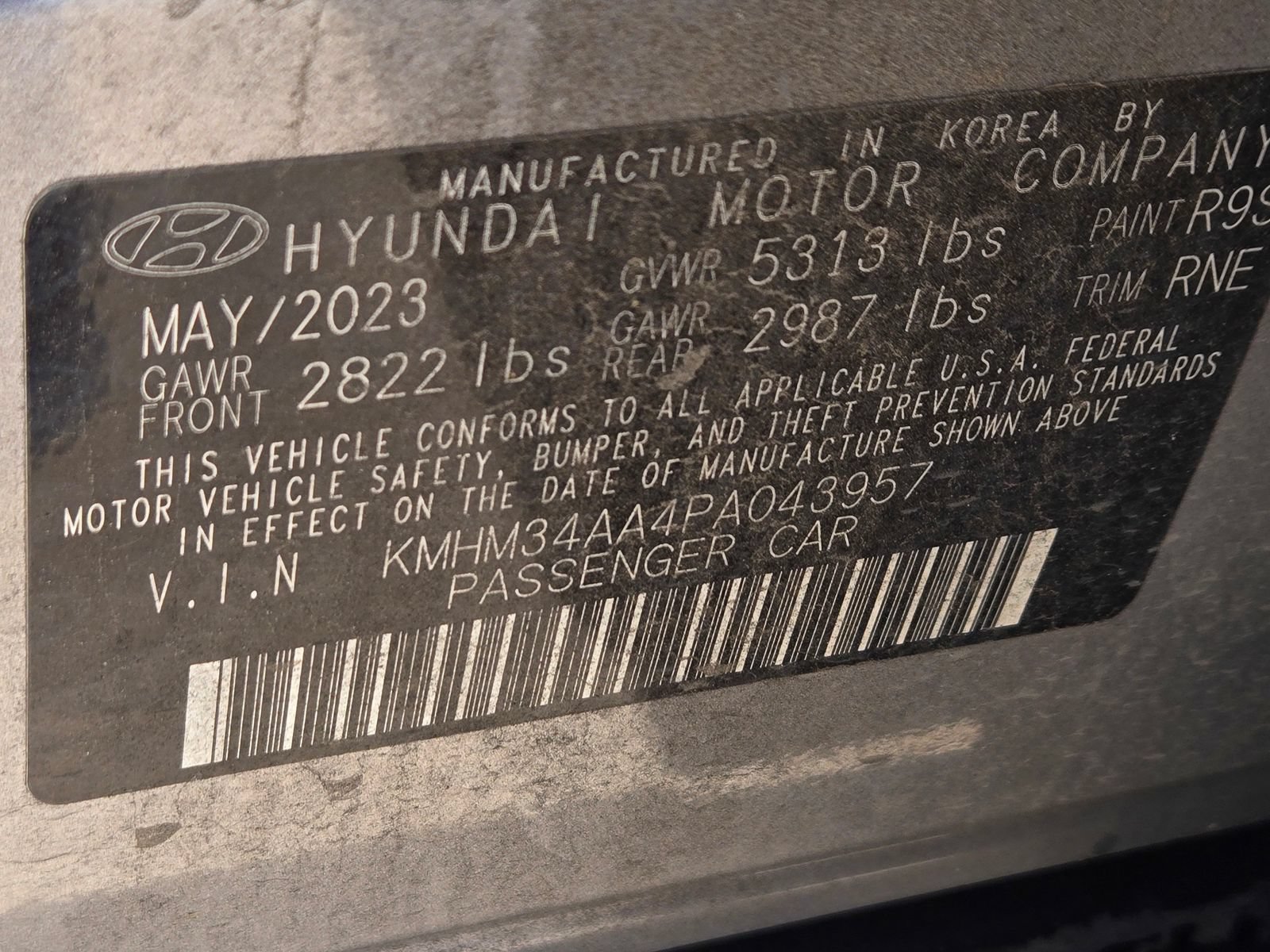 Used 2023 Hyundai Ioniq 6 SEL w/ Cargo Package RWD image 13