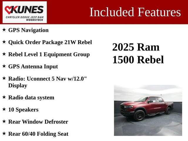 Used 2025 RAM 1500 Rebel w/ Rebel Level 1 Equipment Group AWD/4WD image 3