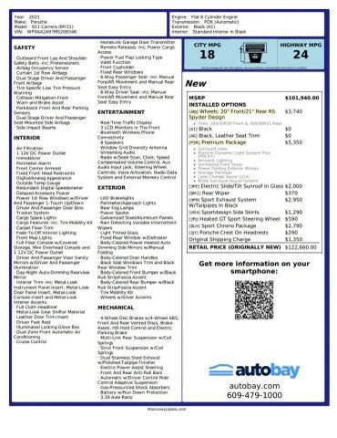 Used 2021 Porsche 911 Carrera w/ Premium Package RWD image 5