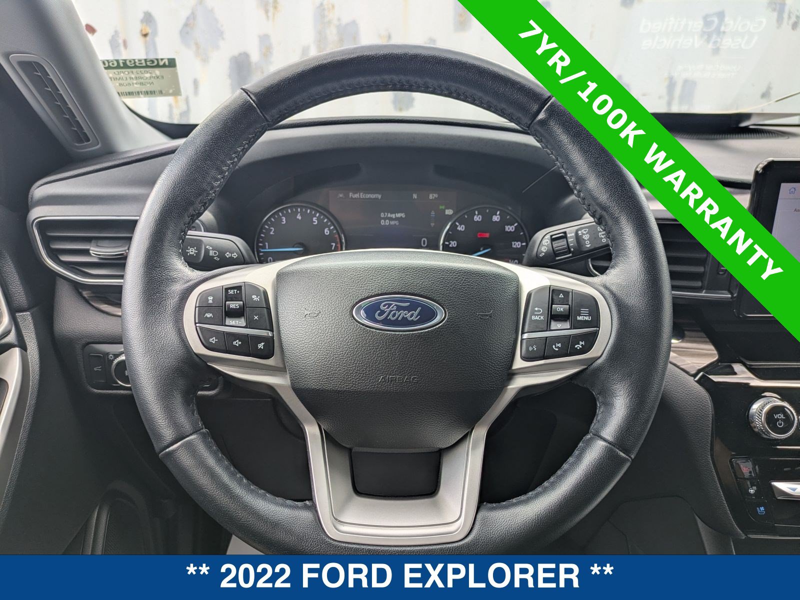 Certified 2022 Ford Explorer Limited w/ Equipment Group 301A RWD image 28