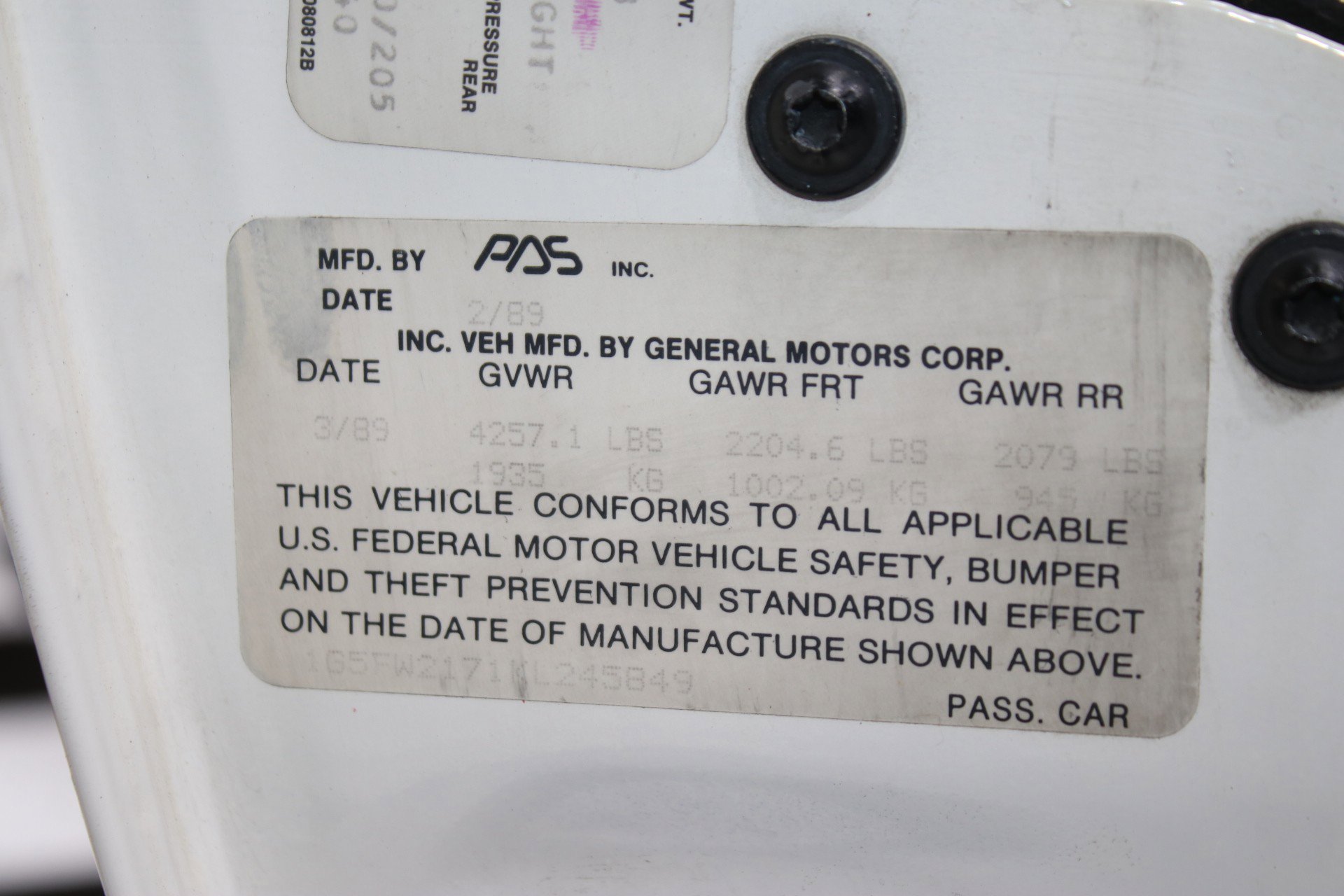 Used 1989 Pontiac Firebird Trans Am image 73