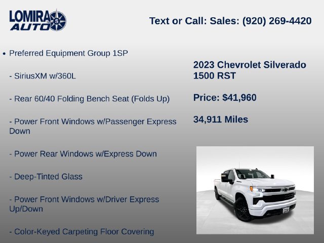 Used 2023 Chevrolet Silverado 1500 RST w/ Convenience Package II AWD/4WD image 8