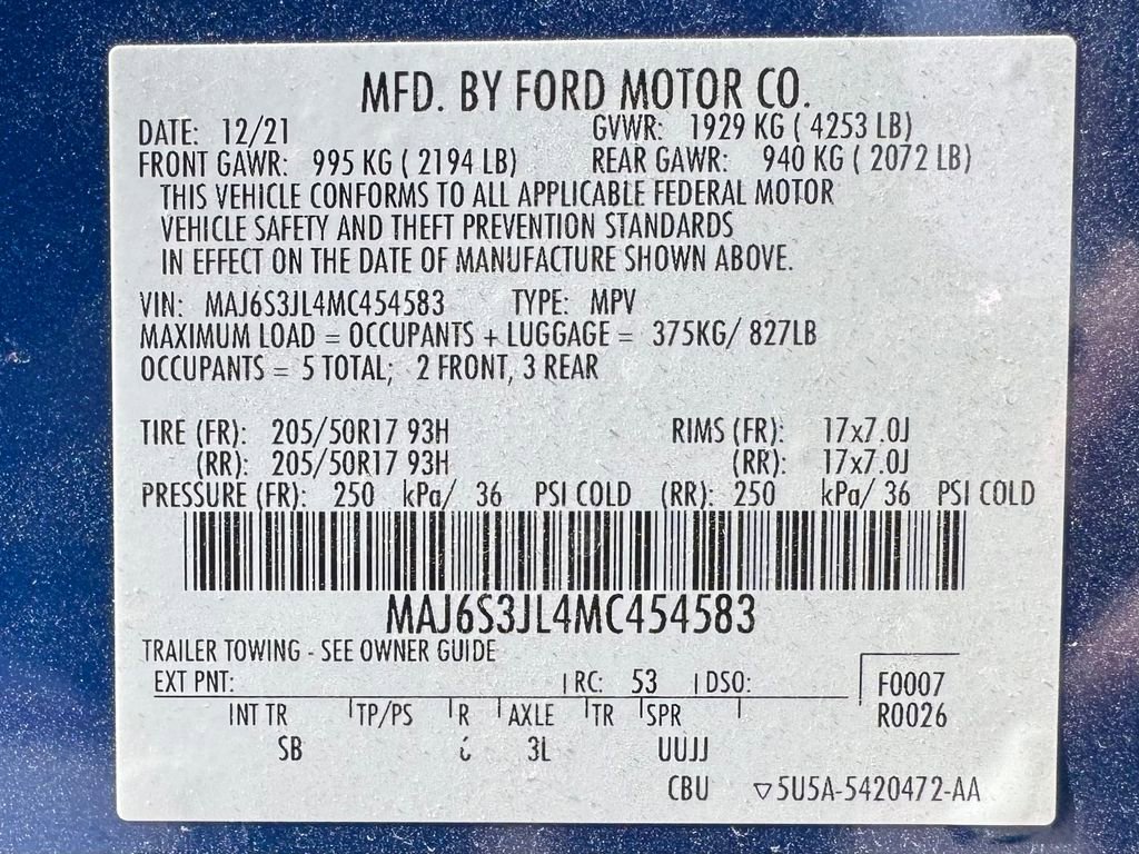 Used 2021 Ford EcoSport SES image 13