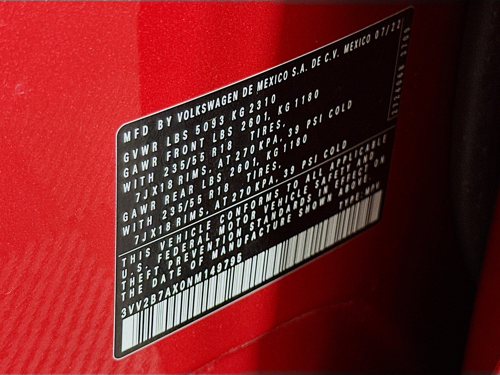 Used 2022 Volkswagen Tiguan SE AWD/4WD image 12