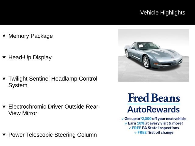 Used 2004 Chevrolet Corvette Coupe w/ Roof Package RWD image 10