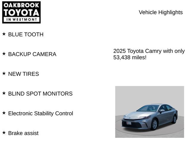 Certified 2025 Toyota Camry LE FWD image 6