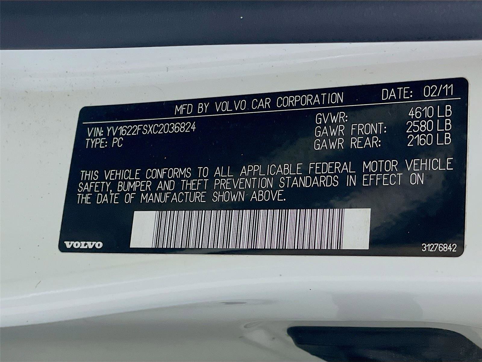 Used 2012 Volvo S60 T5 image 32