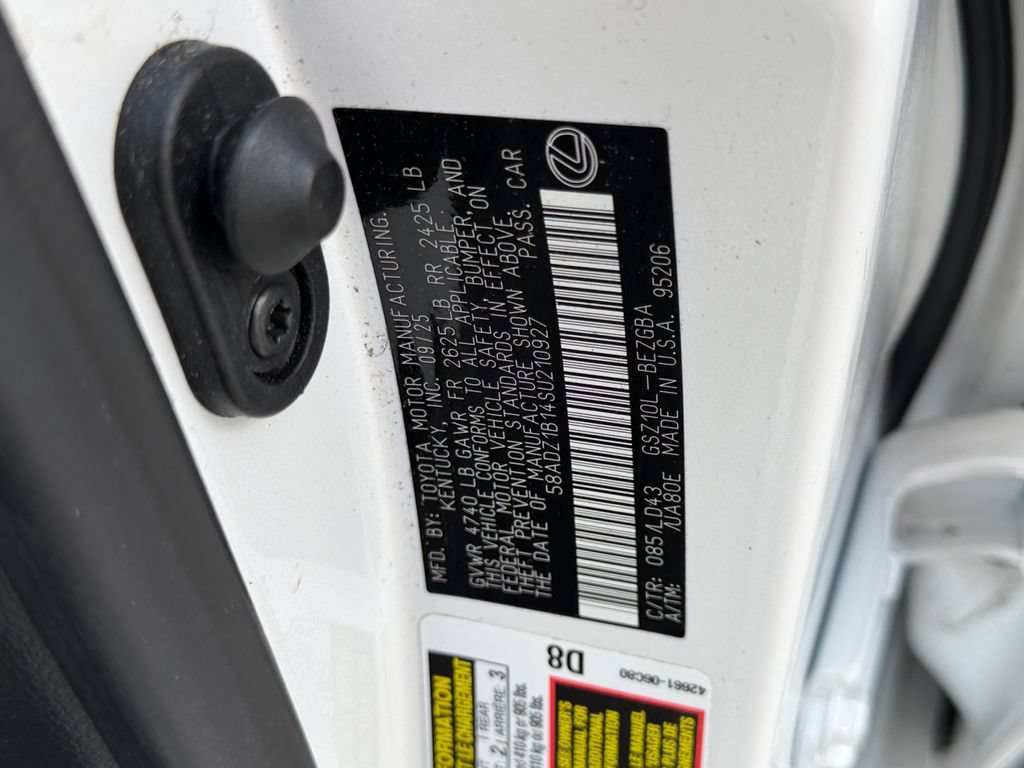 Certified 2025 Lexus ES 350 w/ Premium Package FWD image 27