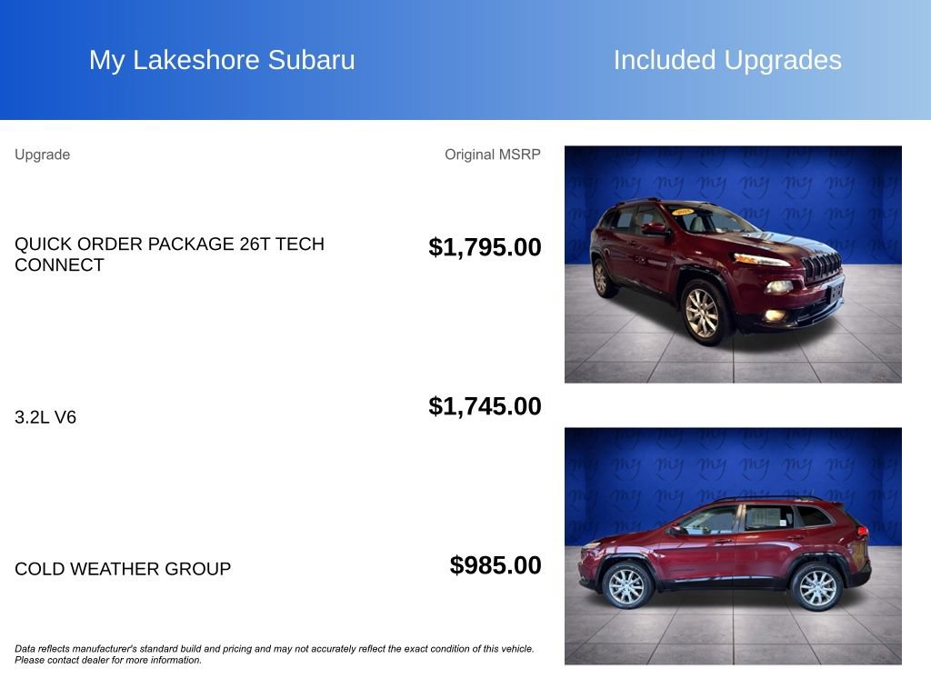 Used 2018 Jeep Cherokee Latitude AWD/4WD image 8