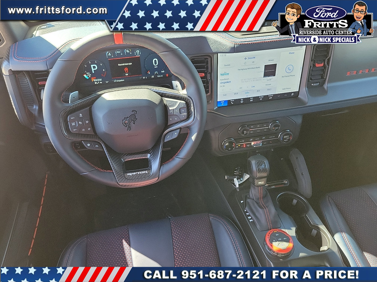 New 2025 Ford Bronco Raptor w/ Interior Carbon Fiber Pack image 4