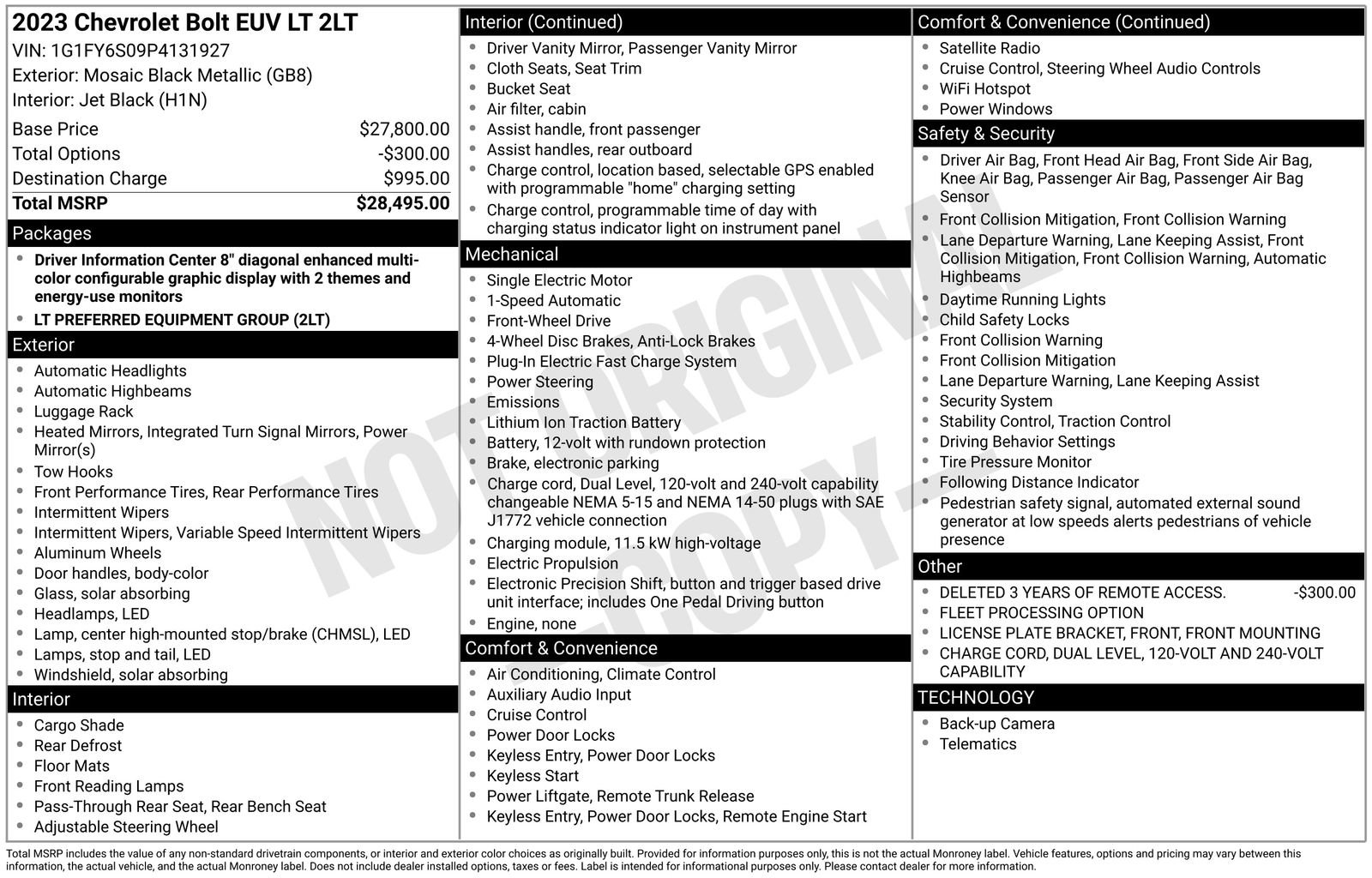 Used 2023 Chevrolet Bolt EUV LT image 34