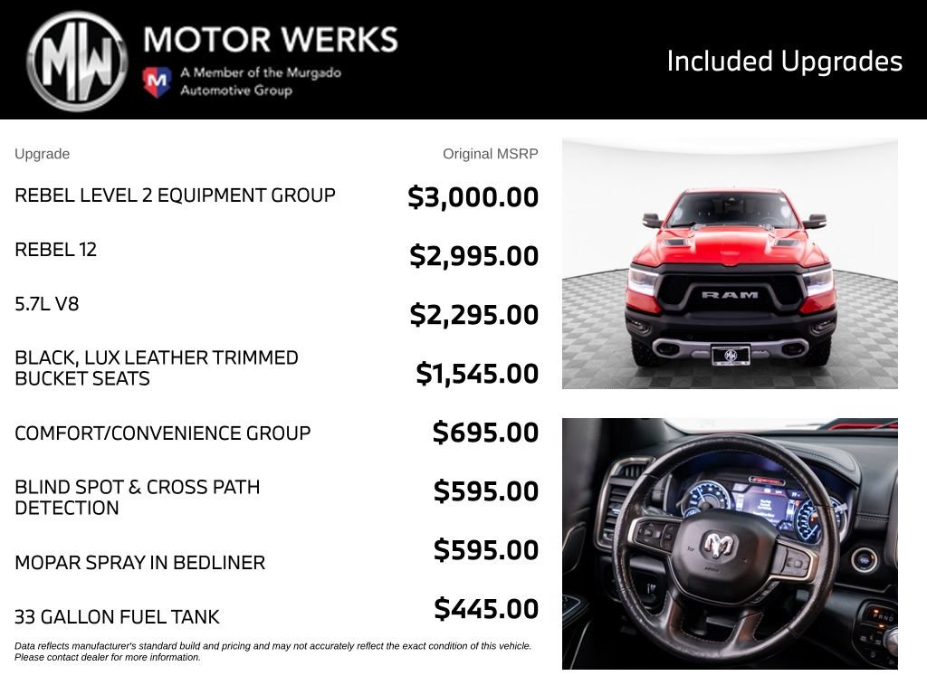 Used 2021 RAM 1500 Rebel w/ Rebel Level 2 Equipment Group AWD/4WD image 4