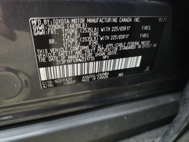 Used 2021 Toyota RAV4 XLE w/ Convenience Package AWD/4WD image 38