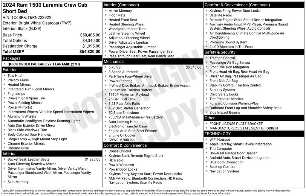 Certified 2024 RAM 1500 Laramie image 39