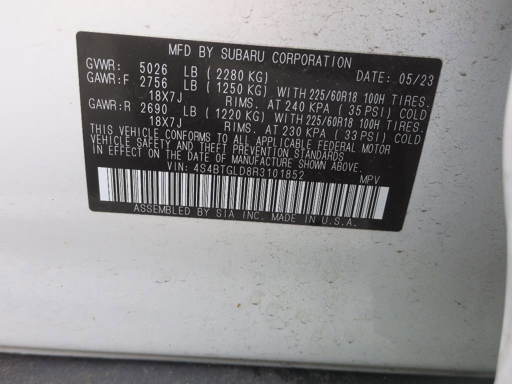 Certified 2024 Subaru Outback Onyx Edition XT AWD/4WD image 2