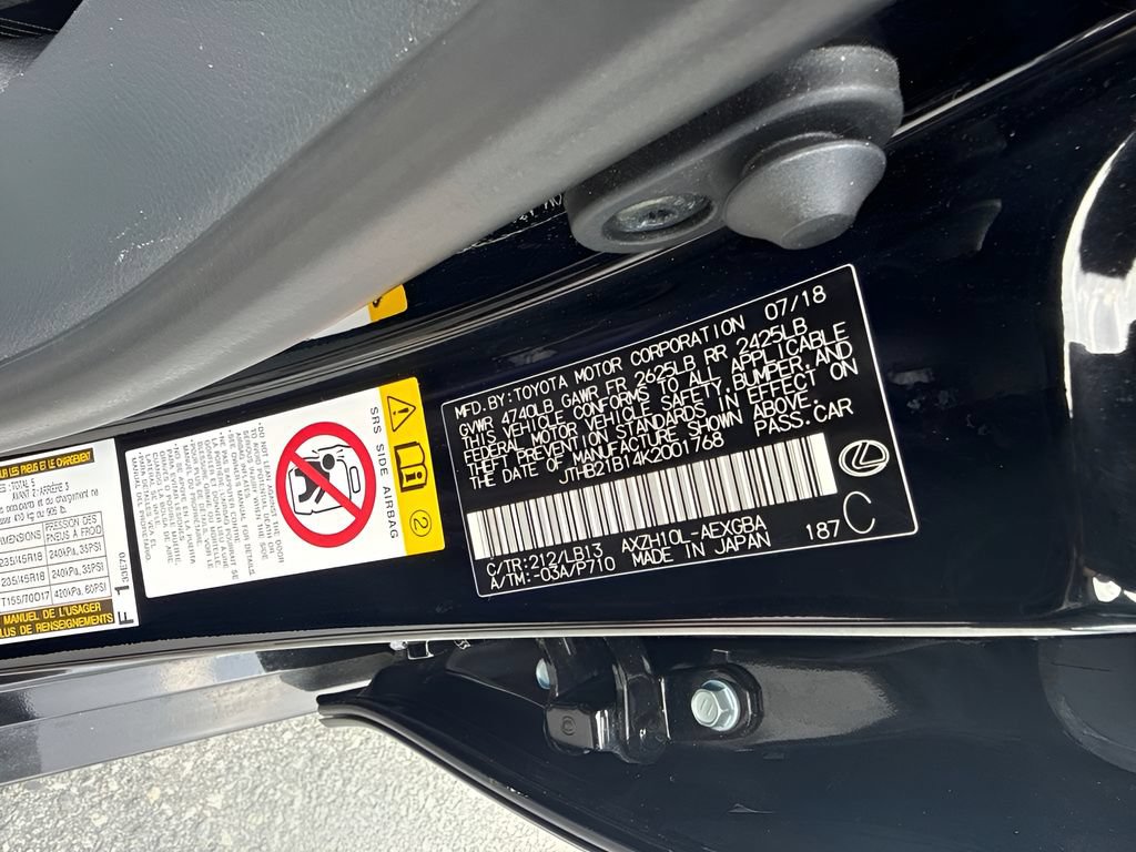 Used 2019 Lexus ES 300h w/ Accessory Package 2 FWD image 24