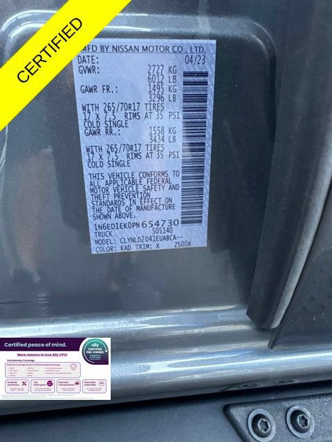 Used 2023 Nissan Frontier PRO-4X w/ Pro Convenience Package AWD/4WD image 34
