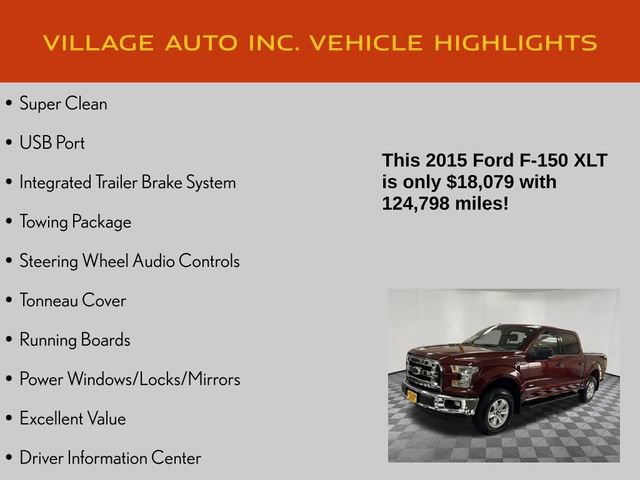 Used 2015 Ford F150 XLT w/ Equipment Group 301A Mid AWD/4WD image 7