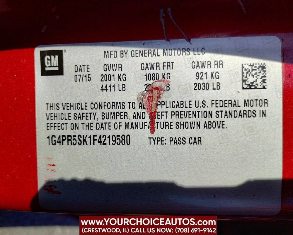 Used 2015 Buick Verano Convenience w/ Experience Buick Package image 39