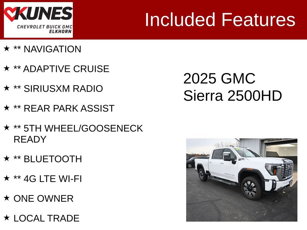 Used 2025 GMC Sierra 2500 Denali w/ Denali Reserve Package image 3