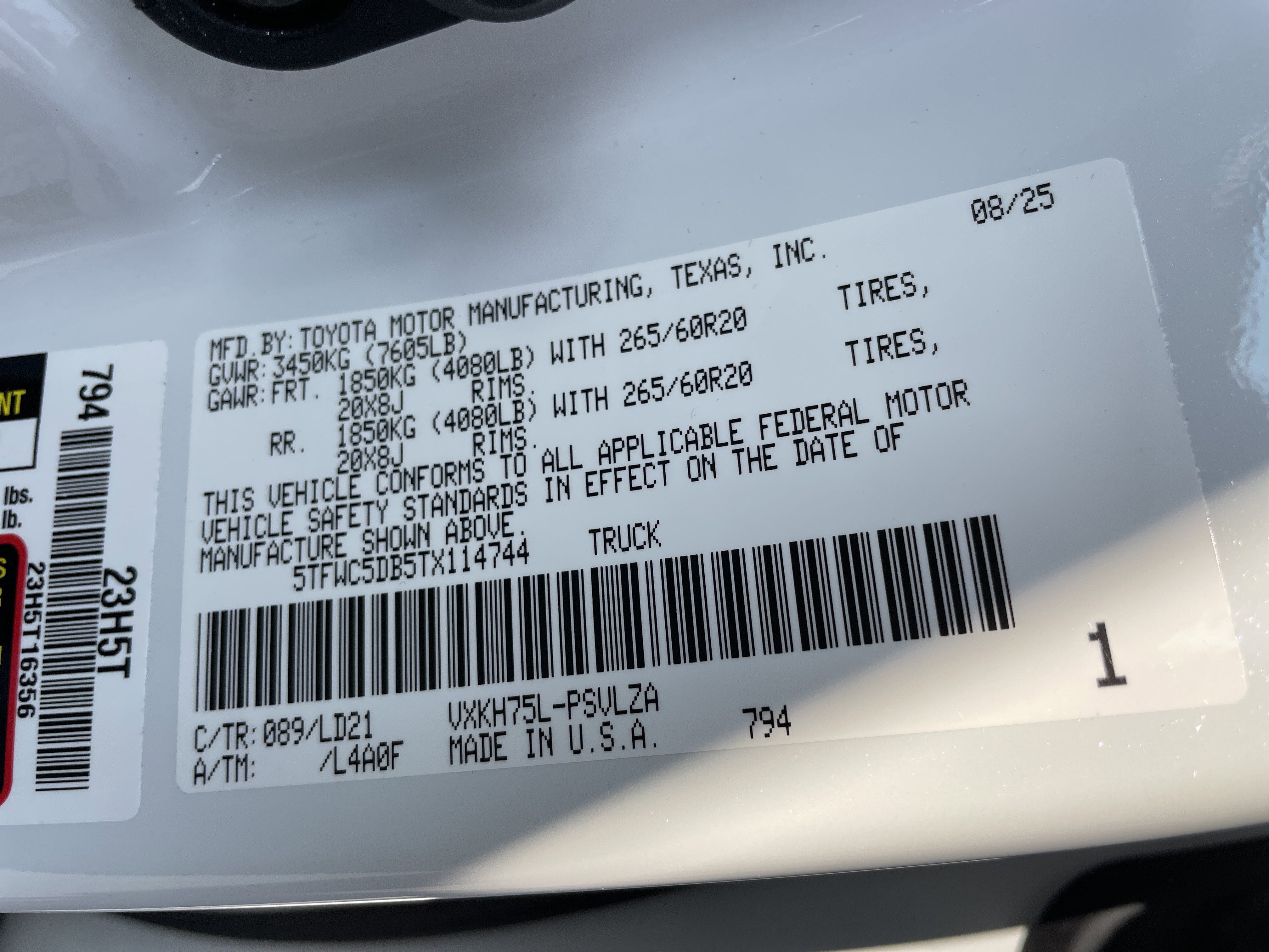 New 2026 Toyota Tundra Limited image 23