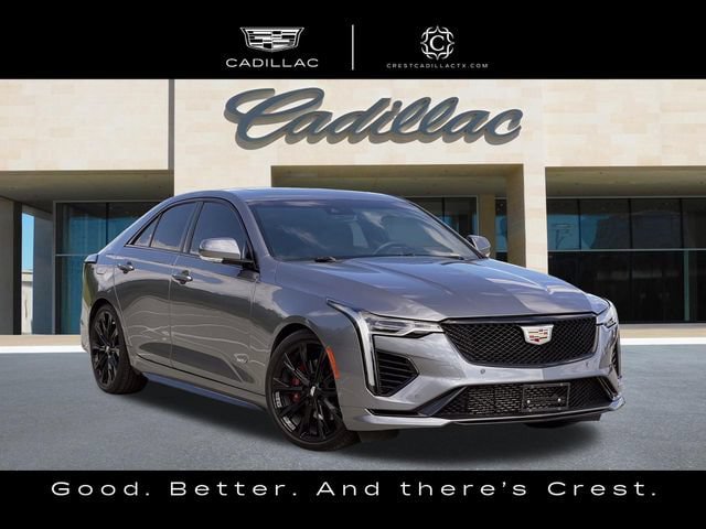 Used 2022 Cadillac CT4 V w/ Navigation Package RWD image 1