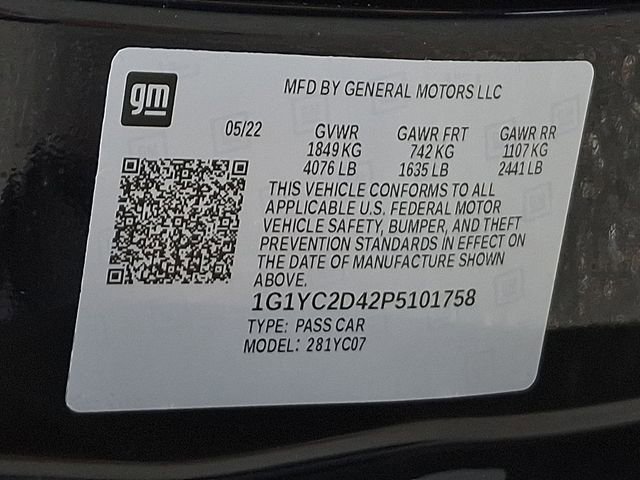 Used 2023 Chevrolet Corvette Stingray Premium Cpe w/ Z51 Performance Package image 27