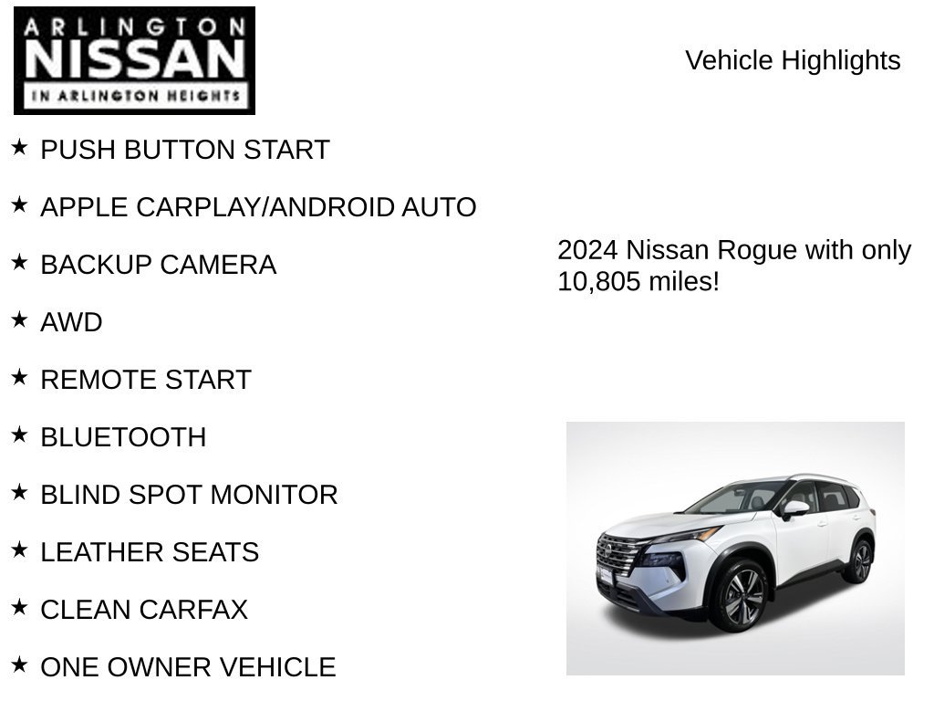 Certified 2024 Nissan Rogue SL AWD/4WD image 8