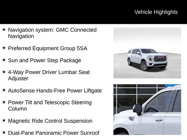 New 2026 GMC Yukon XL Denali w/ Sun & Power Step Package AWD/4WD image 7
