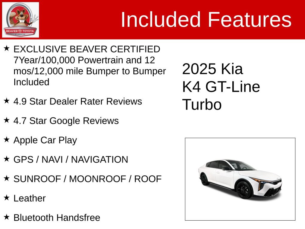 Used 2025 Kia K4 GT-Line Turbo FWD image 4