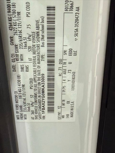 Used 2021 Ford Transit 350 XLT image 36