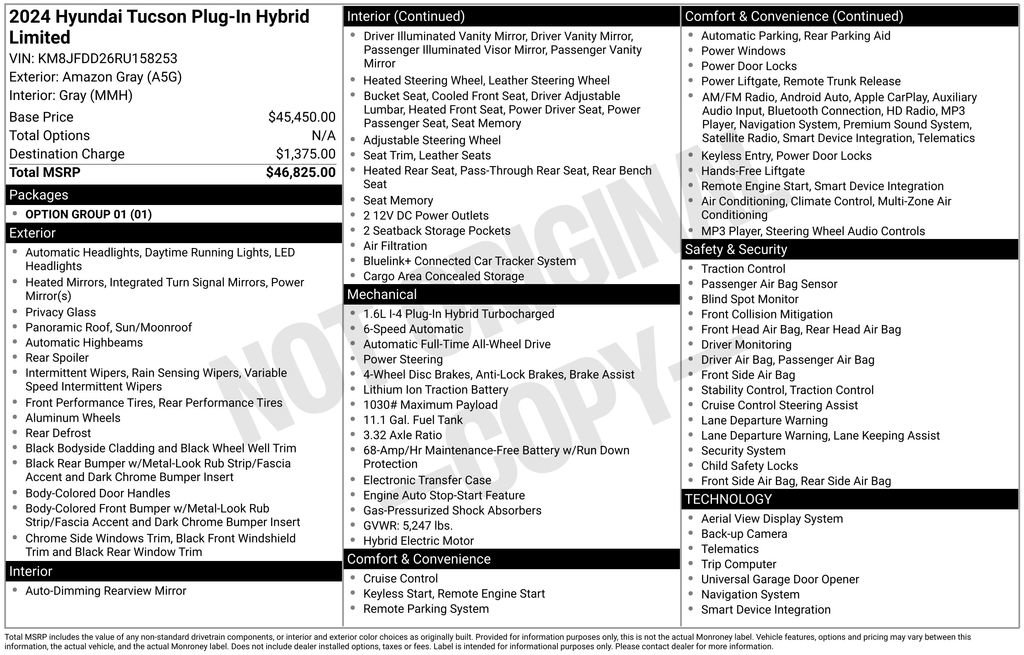 Used 2024 Hyundai Tucson Limited image 30