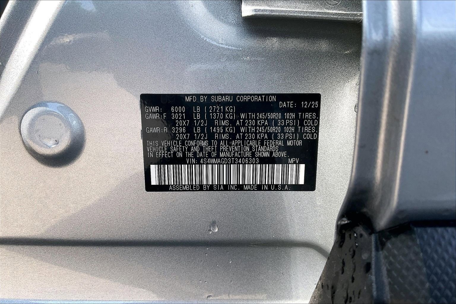 Certified 2026 Subaru Ascent Limited AWD/4WD image 34