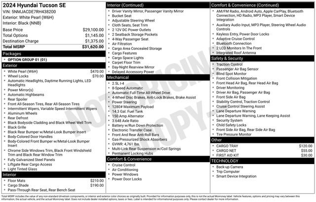 Certified 2024 Hyundai Tucson SE image 10
