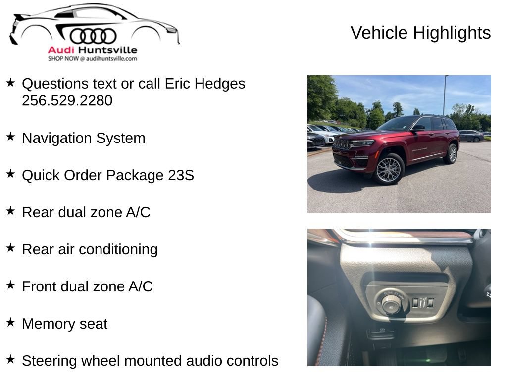 Used 2025 Jeep Grand Cherokee Summit AWD/4WD image 6