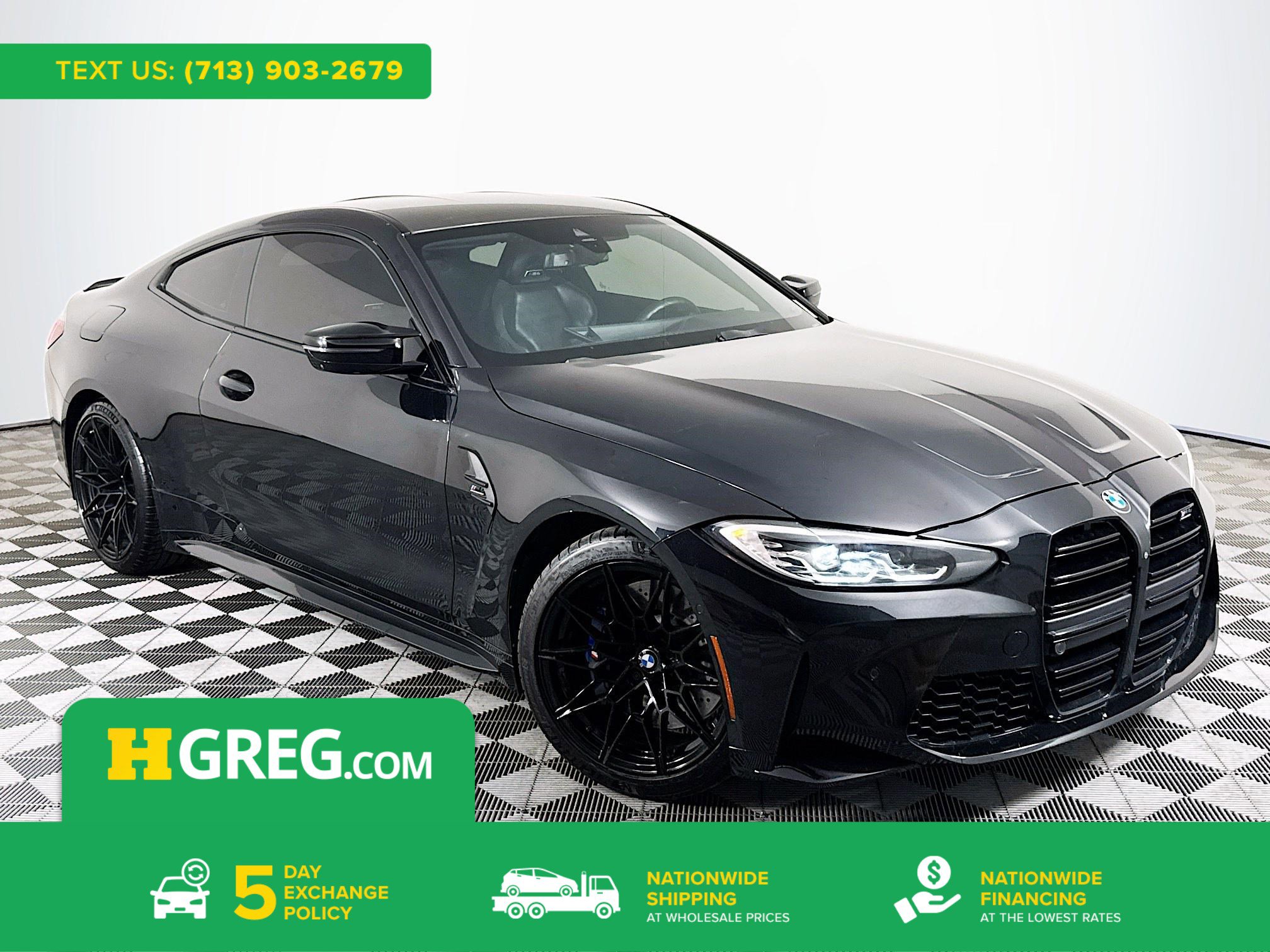 Used 2024 BMW M4 Competition w/ Parking Assistance Package RWD image 1