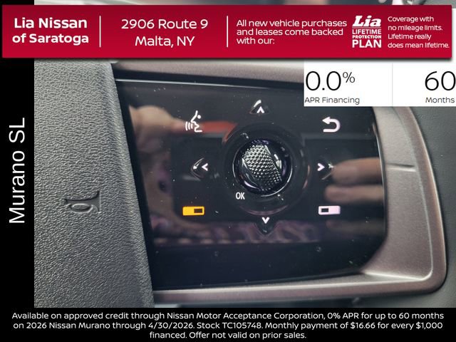New 2026 Nissan Murano SL image 18